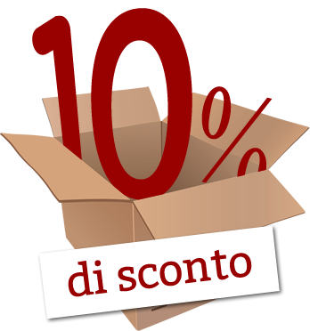 E’ il tuo primo ordine? Utilizza il codice BENVENUTO  per ottenere subito il 10% di sconto!